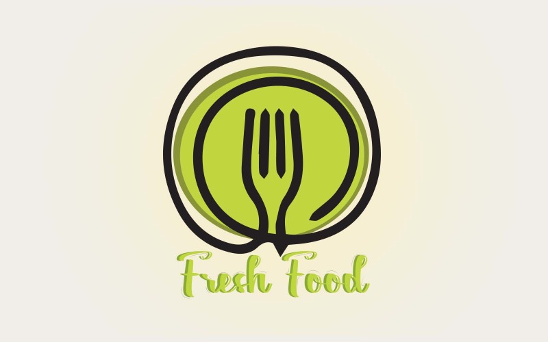 The Business Fresh food logo Logo Template