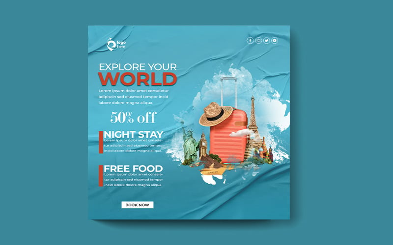 Travel Agency Template - Tourism Corporate Identity