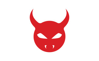 Devil icon logo vector design v2