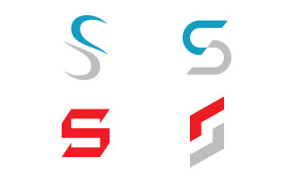 S letter business logo icon vector V10