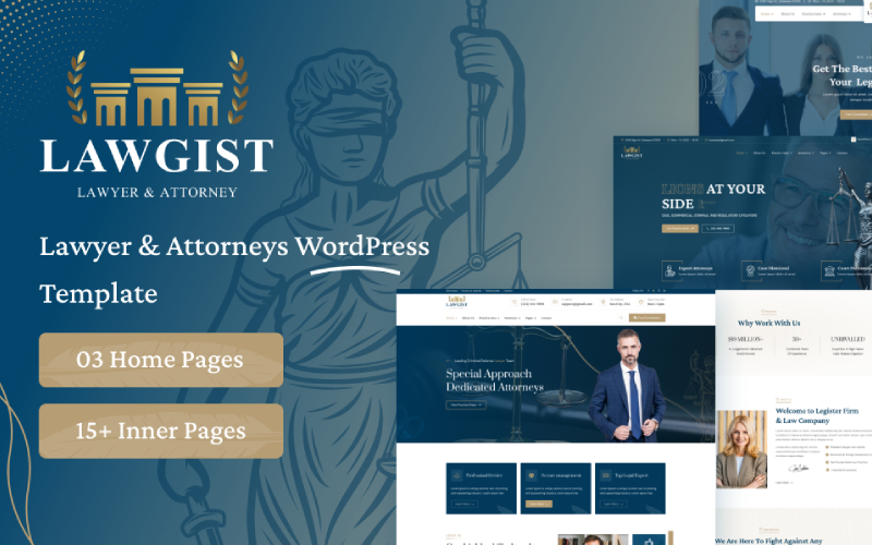 Lawgist - Avukat ve Avukatlar WordPress Teması