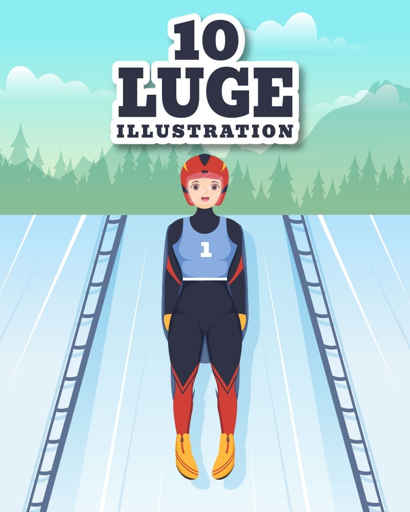 Kit Graphique #317594 Luge Bobsleigh Divers Modles Web - Logo template Preview