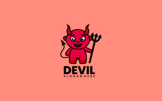 Devil Cartoon Logo Design