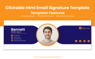 Html Email Design - Clickable Html Signature