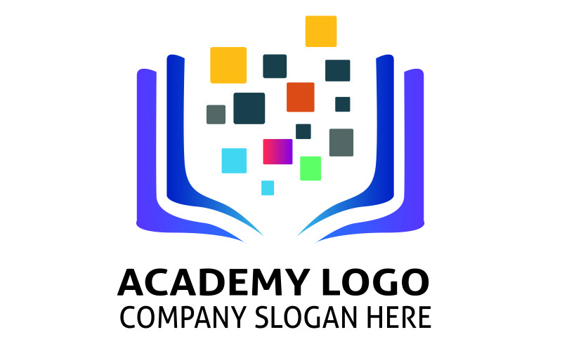 Logo Agademy Graduate High School Logo Template