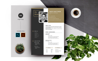 Clean and Creative Modern Resume Template