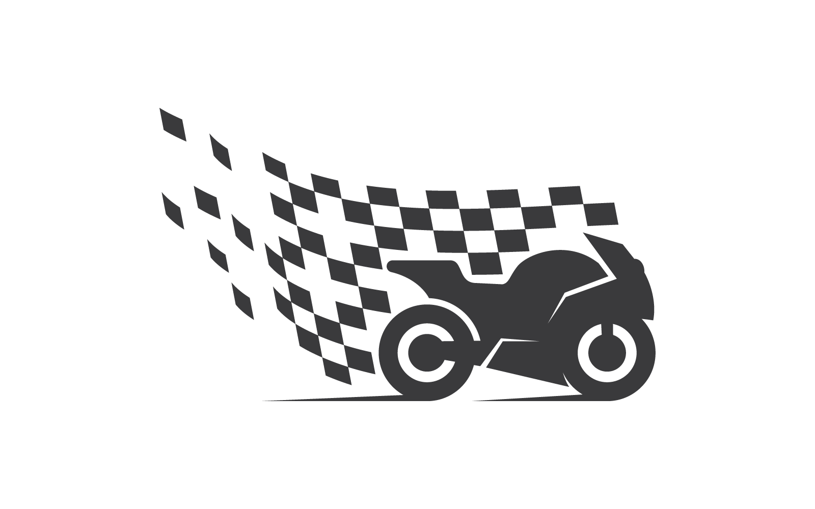 Deporte moto deporte logo icono vector diseño