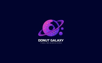 Donut Galaxy Gradient Logo