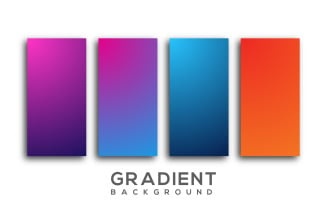 Gradient Vector Background Images - Colorful Gradient Vector Background Template