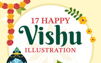 17 Happy Vishu Festival Illustration