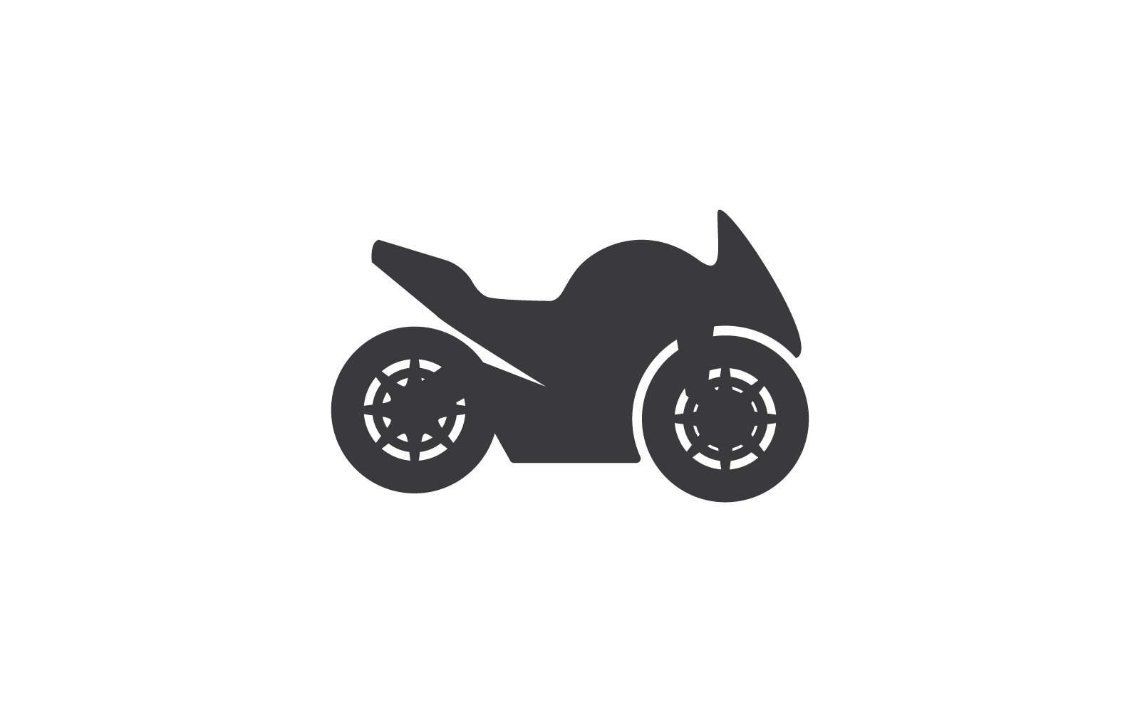 Motocykl sport logo ikona projekt wektor