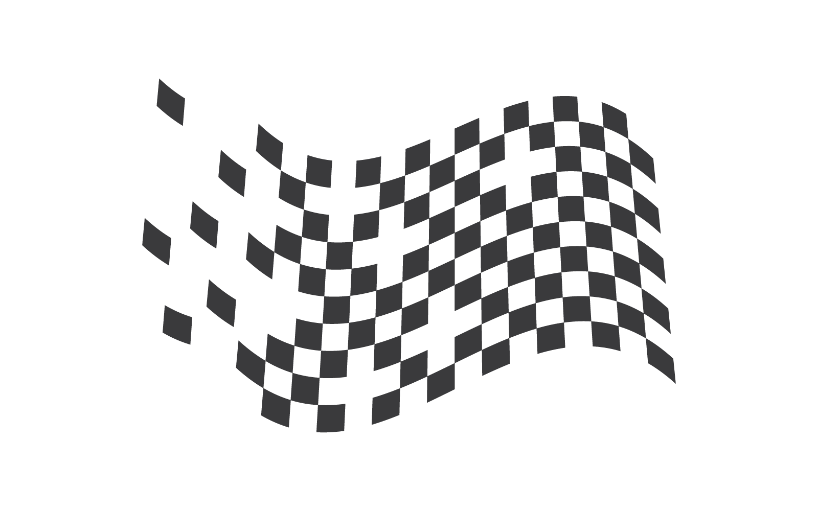 Race flag logo vector template Logo Template