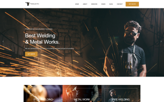 Welding and Iron HTML Template