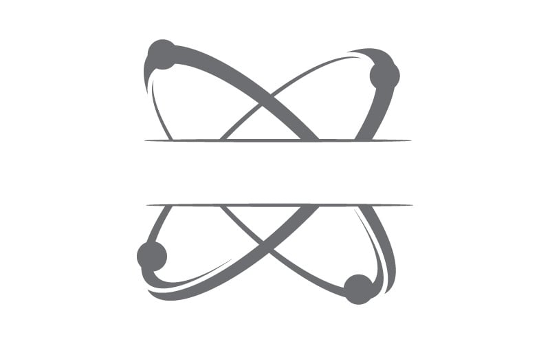Atom Logo Design Template Blank Logo Template