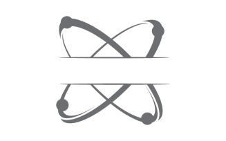 Atom Logo Design Template Blank