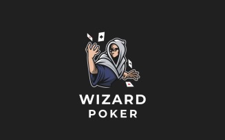 Wizard Poker Graphic Logo Design