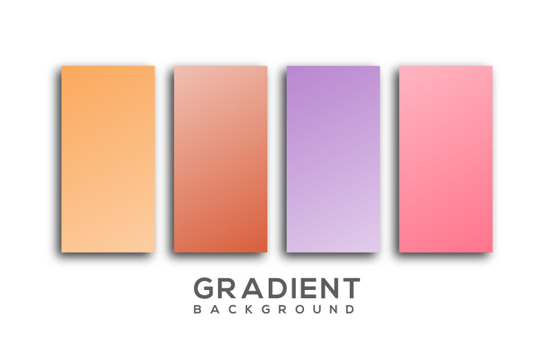 Gradient abstract colorful Vector background Background