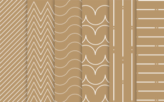 6 Line Seamless Patterns Template