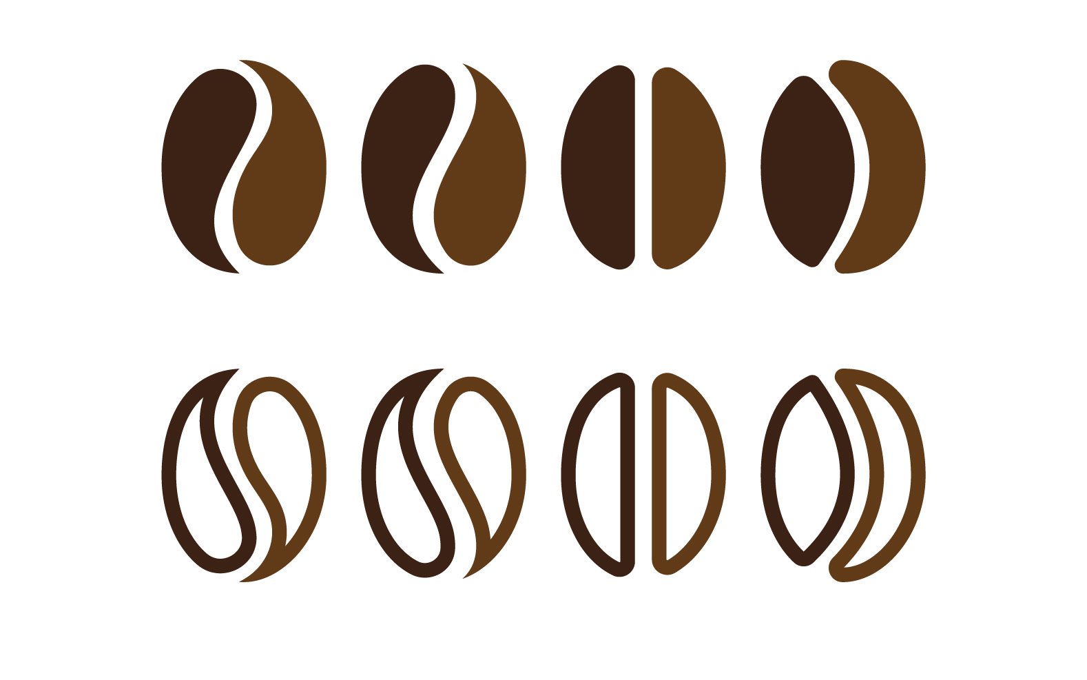 Kit Graphique #317949 Coffee Fve Divers Modles Web - Logo template Preview