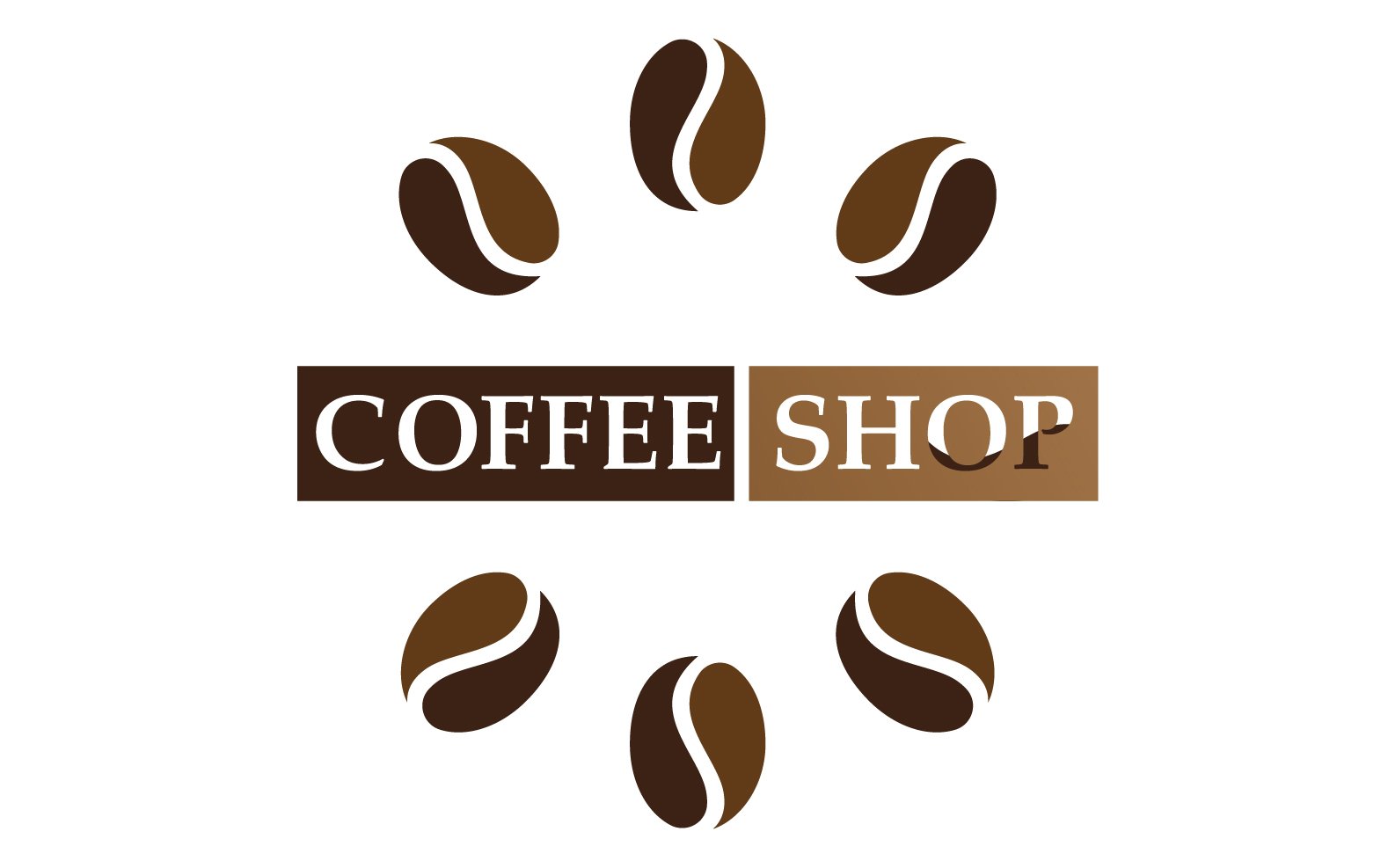 Kit Graphique #317955 Coffee Fve Divers Modles Web - Logo template Preview