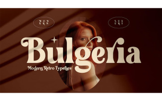 Bulgeria Classy Serif Font