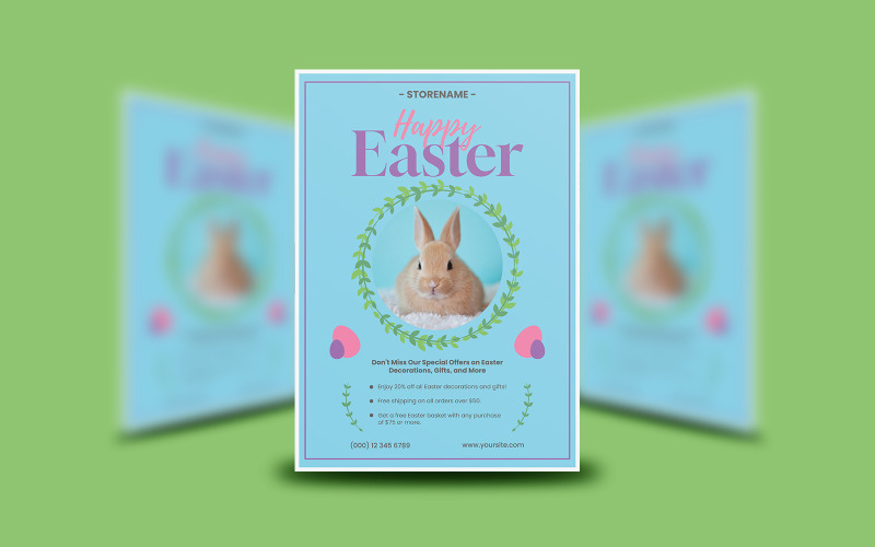 Easter Offer Flyer Template Corporate Identity