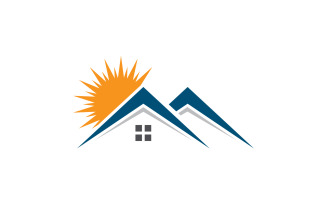 Home sell,property ,building logo vector v10