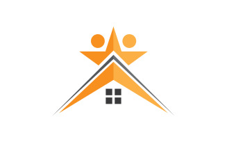 Home sell,property ,building logo vector v13