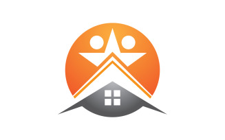 Home sell,property ,building logo vector v16