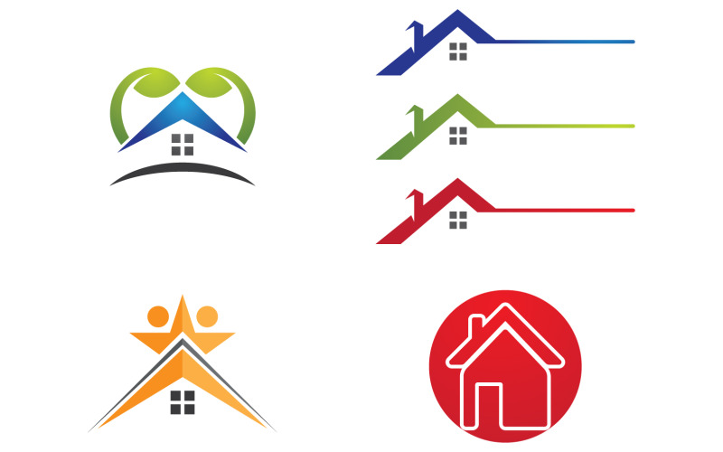 Home sell,property ,building logo vector v30 Logo Template
