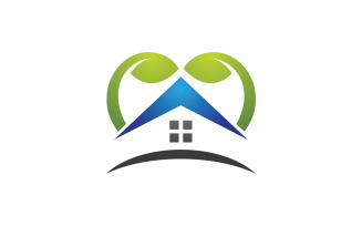 Home sell,property ,building logo vector v5