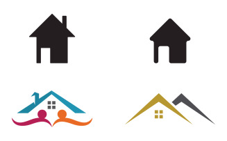 Home sell,property ,building logo vector v68