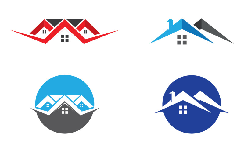 Home sell,property ,building logo vector v71 Logo Template