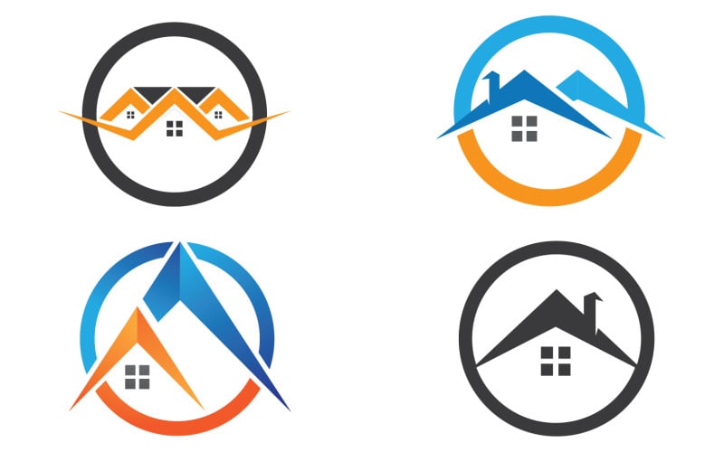 Home sell,property ,building logo vector v72 Logo Template