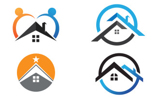 Home sell,property ,building logo vector v73