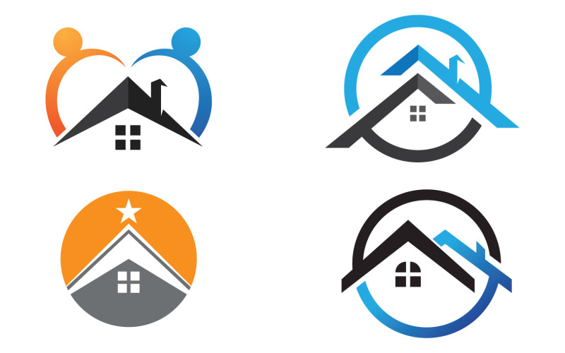 Home sell,property ,building logo vector v73 Logo Template