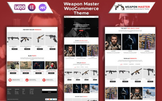 Weapon Master - Gun Shop WooCommerce Theme