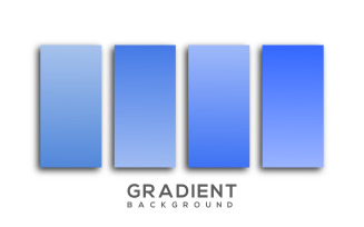Beautiful Blue Gradient Background Vector