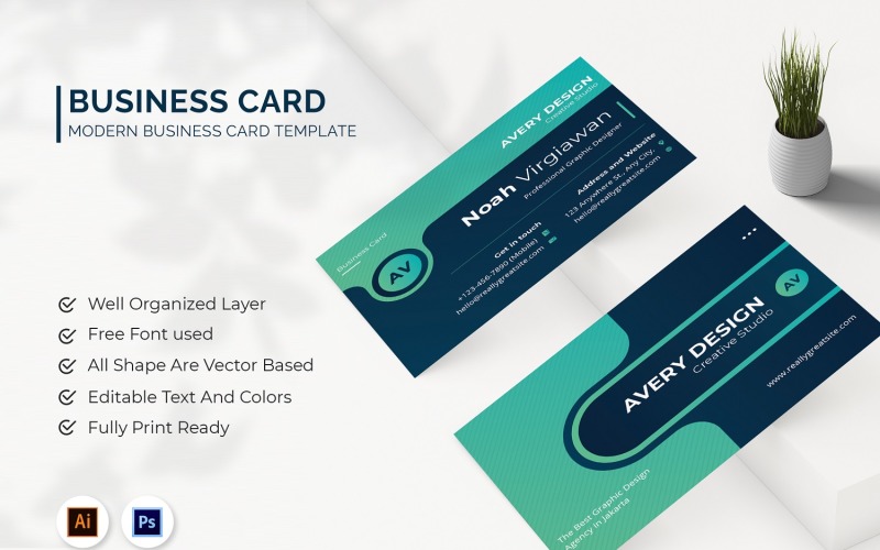 Business Corporate Business Card Corporate Identity