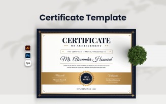 Classical Award Certificate
