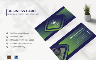 Elegant Corporate Identity Business Card
