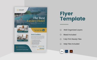 Luxury Hotel Flyer Template