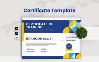 Modern Training Certificate