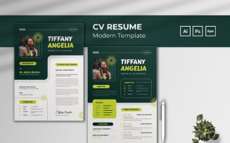 Senior UI UX CV Resume Template