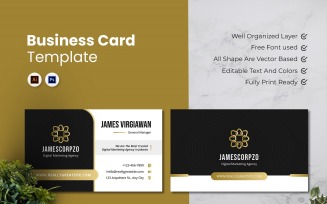 Simple Business Consultant Business Card