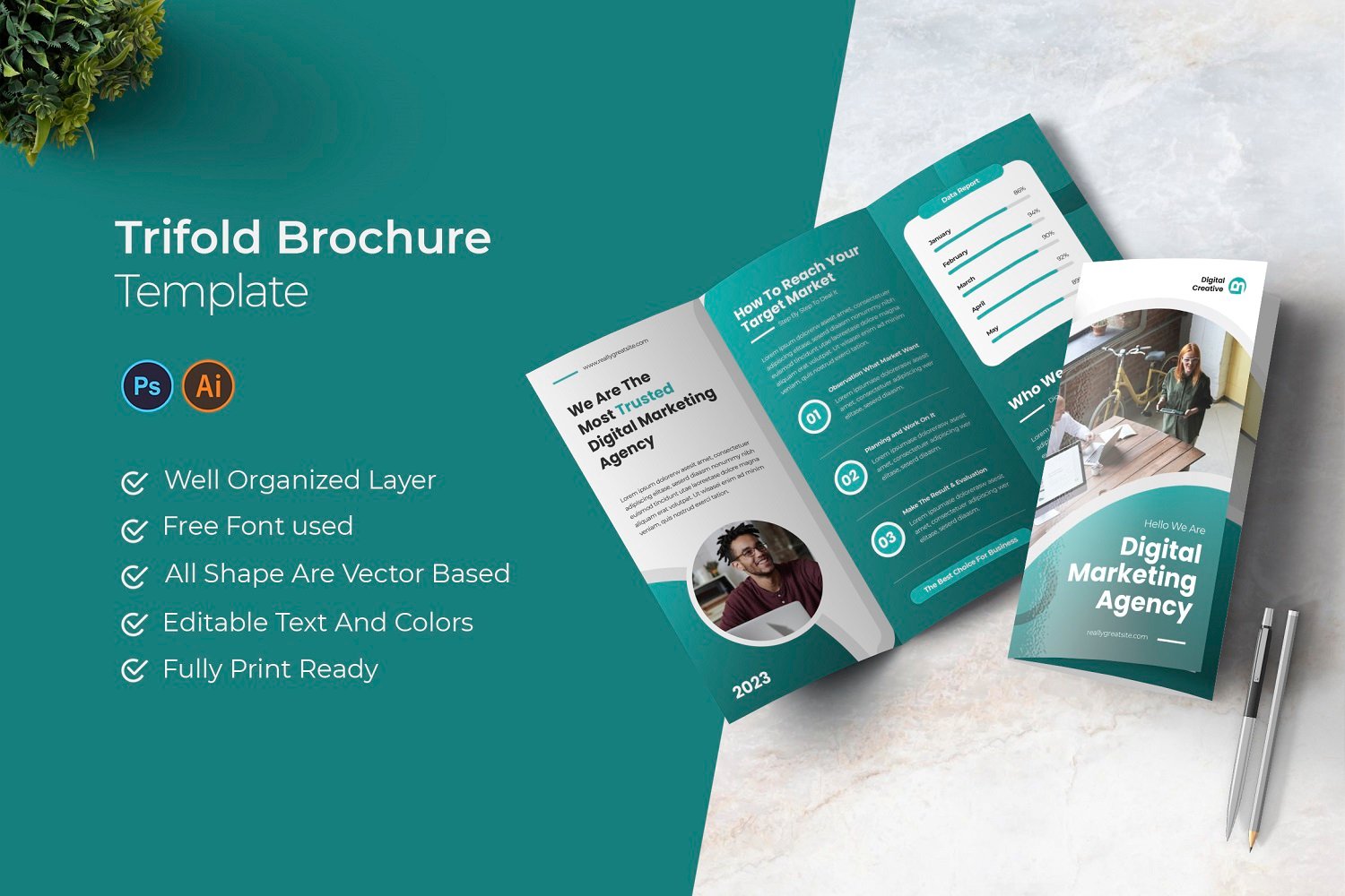 Template #318310 Leaflet Booklet Webdesign Template - Logo template Preview