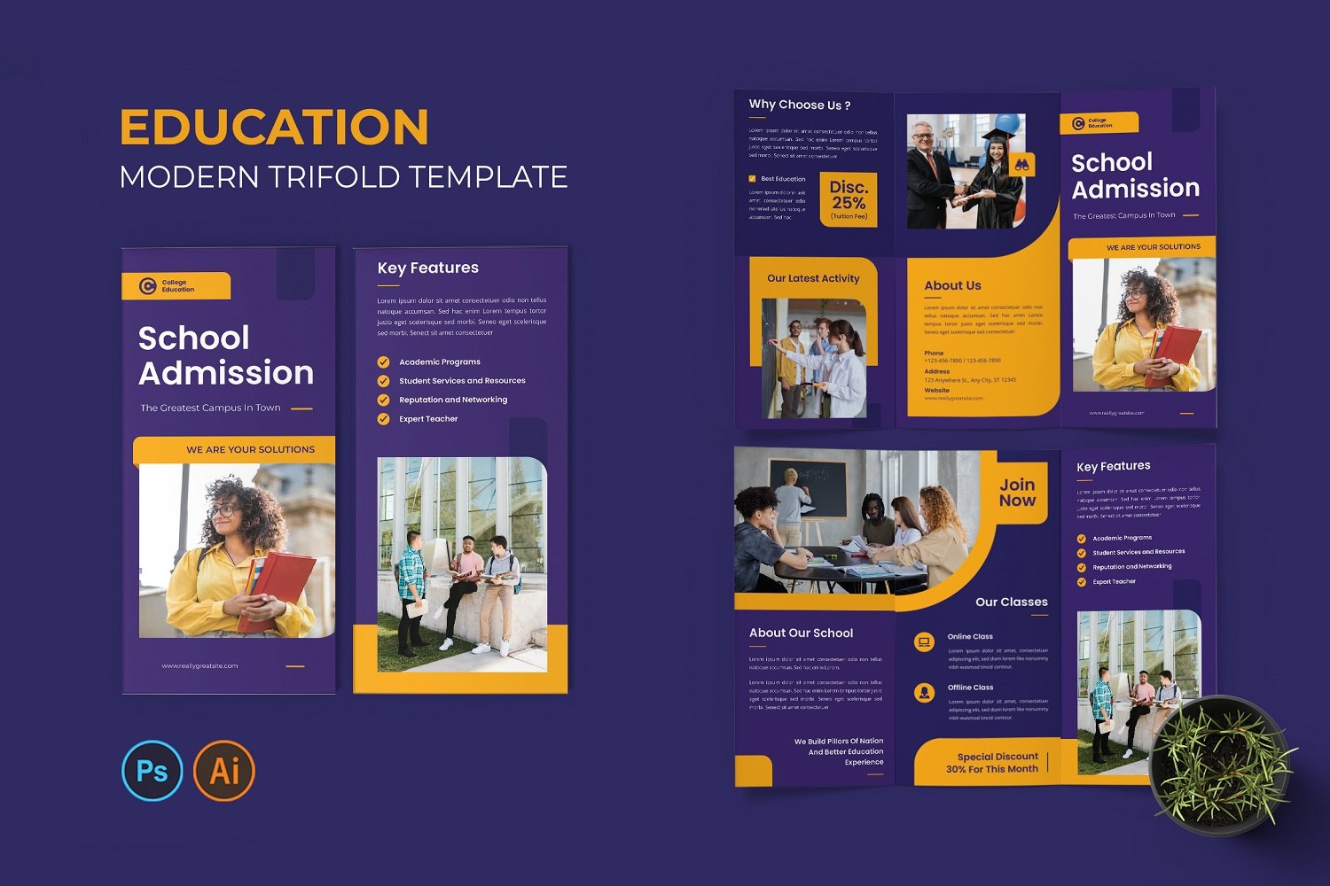 Template #318312 Leaflet Booklet Webdesign Template - Logo template Preview