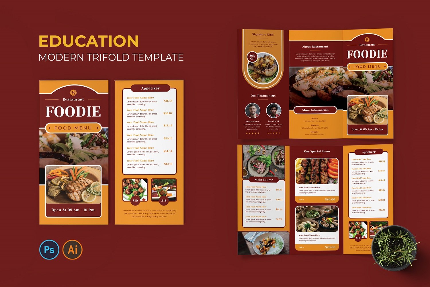Template #318314 Leaflet Booklet Webdesign Template - Logo template Preview