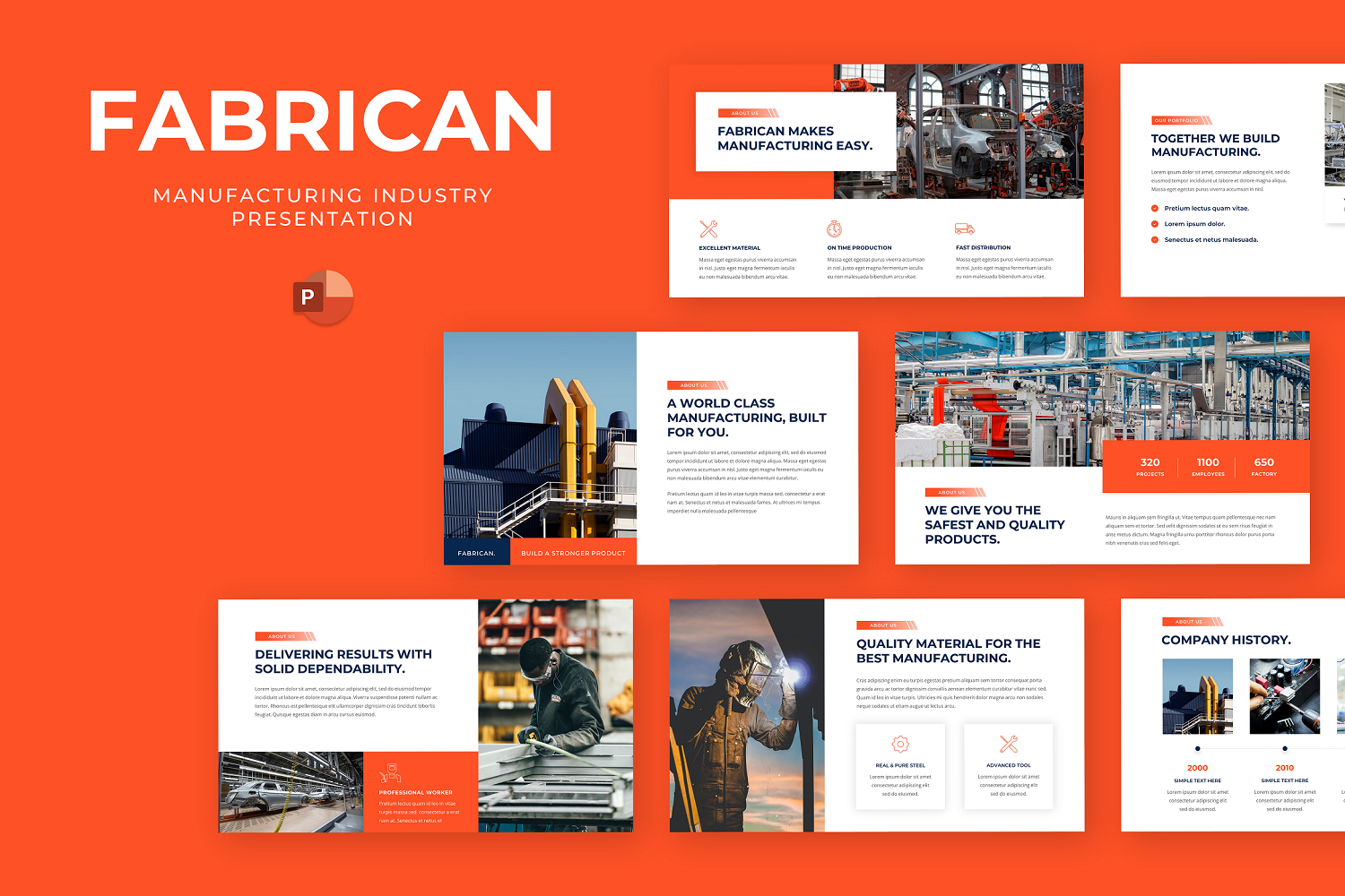 Fabrican - Manufacturing Industry PowerPoint