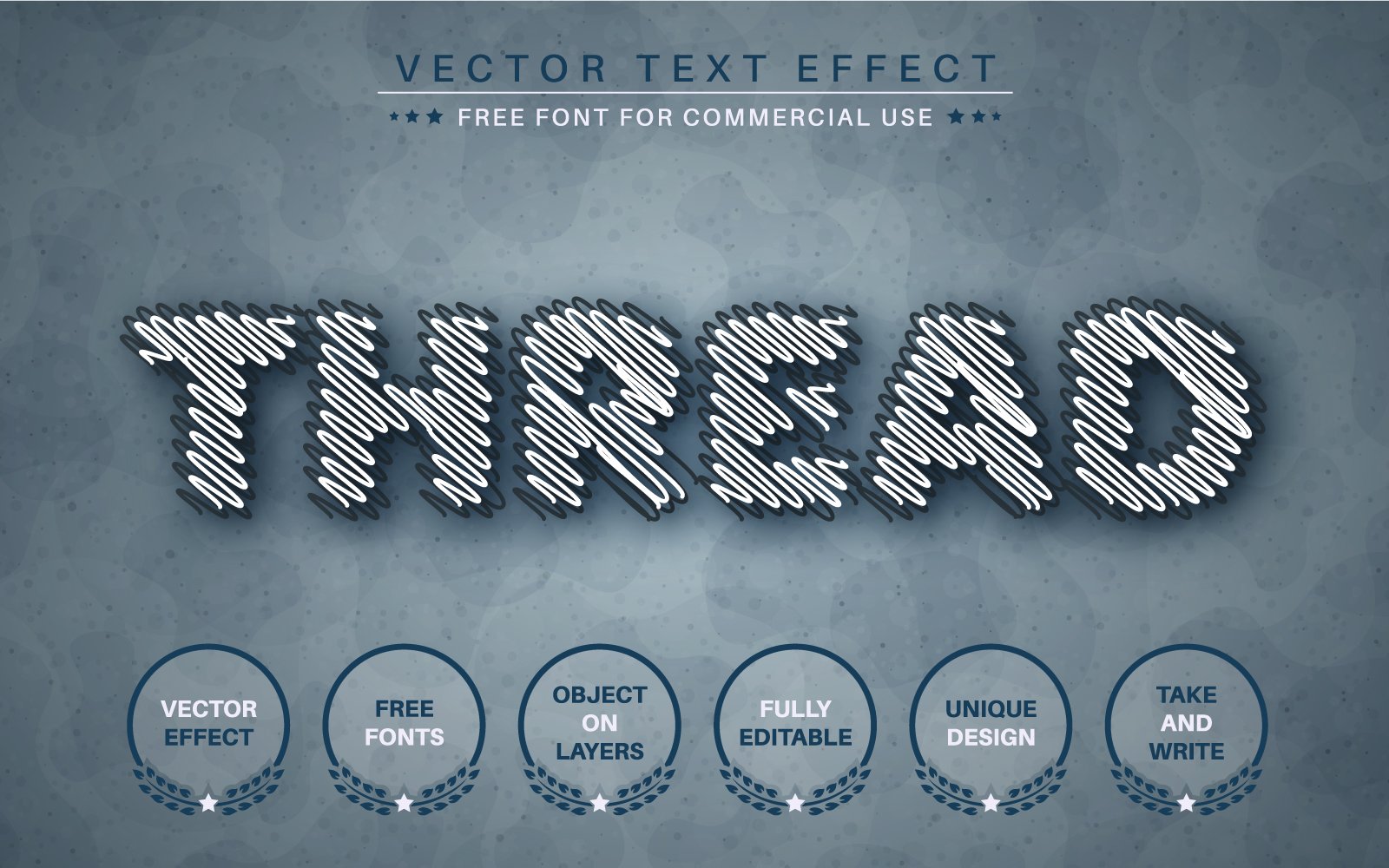 Template #318393 Effect Font Webdesign Template - Logo template Preview